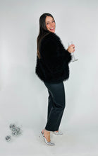 Load image into Gallery viewer, Faux Fur Jacket with Pockets | Black
