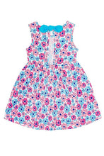 Load image into Gallery viewer, Pink Floral Open back Bow | Toddler
