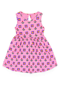 Rosy Pink Open back Bow | Toddler