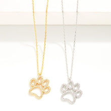 Load image into Gallery viewer, Paw Print Pendant Necklace
