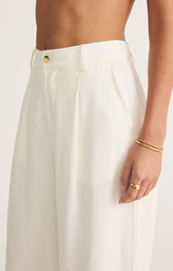 Topanga Linen Pant | White