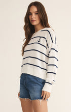 Load image into Gallery viewer, Anchors Away Sweater | White
