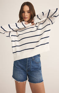 Anchors Away Sweater | White