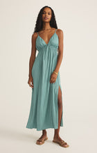 Load image into Gallery viewer, Manon Satin Maxi Dress | Sea Pine
