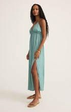 Load image into Gallery viewer, Manon Satin Maxi Dress | Sea Pine
