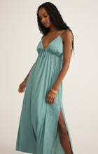 Load image into Gallery viewer, Manon Satin Maxi Dress | Sea Pine
