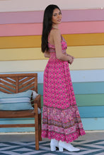 Load image into Gallery viewer, Twist Front Maxi Dress | Fuchsia
