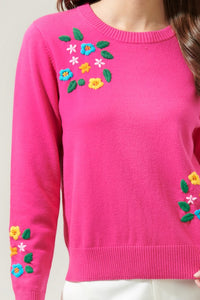 Dandy Bouquet Crew Neck Sweater