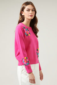 Dandy Bouquet Crew Neck Sweater