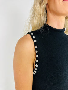 Dani | Rhinestone Gem Top