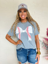 Load image into Gallery viewer, Baseball Bow | Graphic Tee
