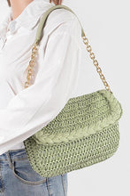 Load image into Gallery viewer, Woven Straw Shoulder Bag | Natural

