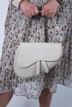 Load image into Gallery viewer, Scout Woven Saddle Crossbody: Oatmilk
