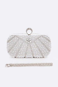 Pearl Studded Clutch