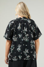 Load image into Gallery viewer, Magnolia Floral Ruffle Split Neck Blouse
