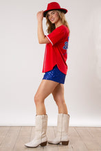 Load image into Gallery viewer, Go Team Baseball Jersey | Red

