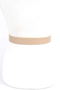 Double Ring Buckle Belt | Nude