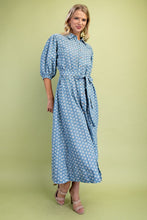 Load image into Gallery viewer, Becca | Floral Denim Embroidered Dress
