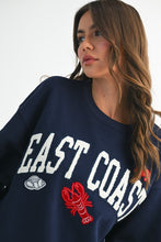 Load image into Gallery viewer, East Coast Graphic Fleece Pullover
