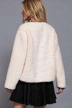 Load image into Gallery viewer, Eden | Ivory Toggle Button Jacket Crew Neck
