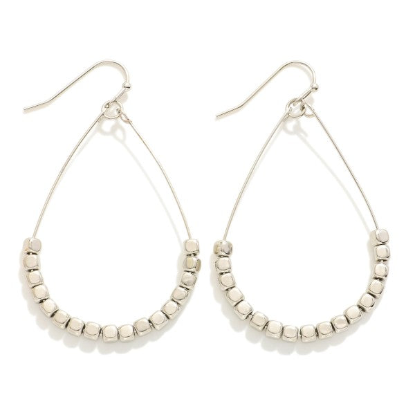 Metal Tone Beads Earrings