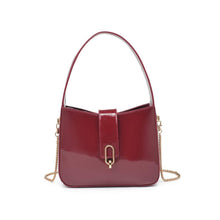 Load image into Gallery viewer, Paige Patent Purse: Burgundy Wine
