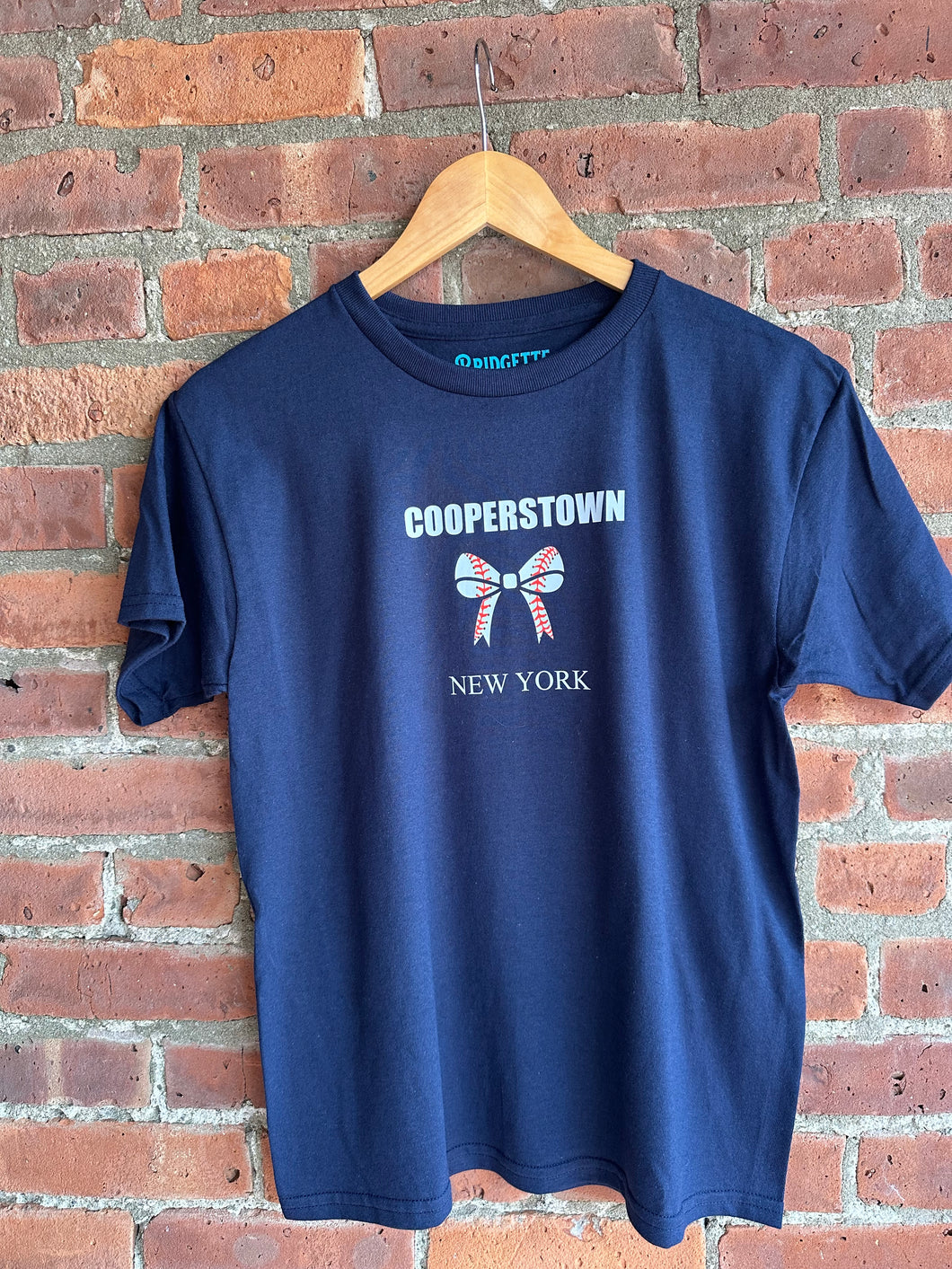 Cooperstown Bow NY | Navy Blue Youth Graphic Tee