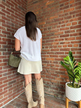 Load image into Gallery viewer, Ivory | Oversized crew neck sweater vest
