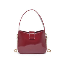 Load image into Gallery viewer, Paige Patent Purse: Burgundy Wine
