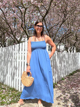 Load image into Gallery viewer, Beachside Midi Dress | Riviera Blue
