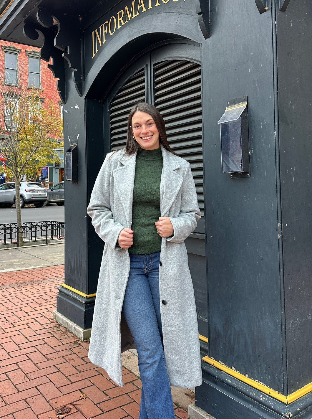 Conway Plush Coat | Classic Heather Grey