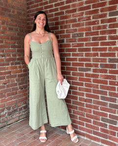 Klara | Olive Jumpsuit