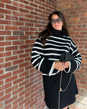 Load image into Gallery viewer, Josephine Striped Sweater | Black

