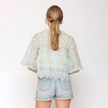 Load image into Gallery viewer, Lace Half Sleeve Cardigan
