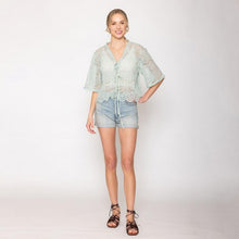 Load image into Gallery viewer, Lace Half Sleeve Cardigan
