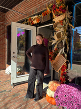 Load image into Gallery viewer, Emerge Funnel Neck Sweater | CHOCOLATE CHERRY
