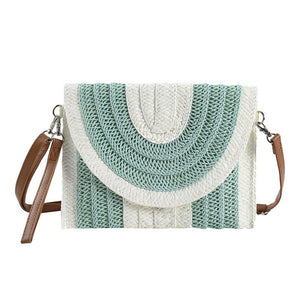 Mint Striped Bag