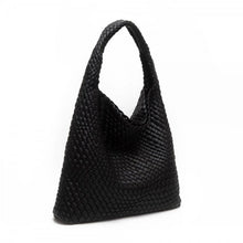 Load image into Gallery viewer, Manhattan Boho Black | Woven Tote Bag
