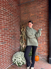 Load image into Gallery viewer, Sandy | Olive Oversized Sweater
