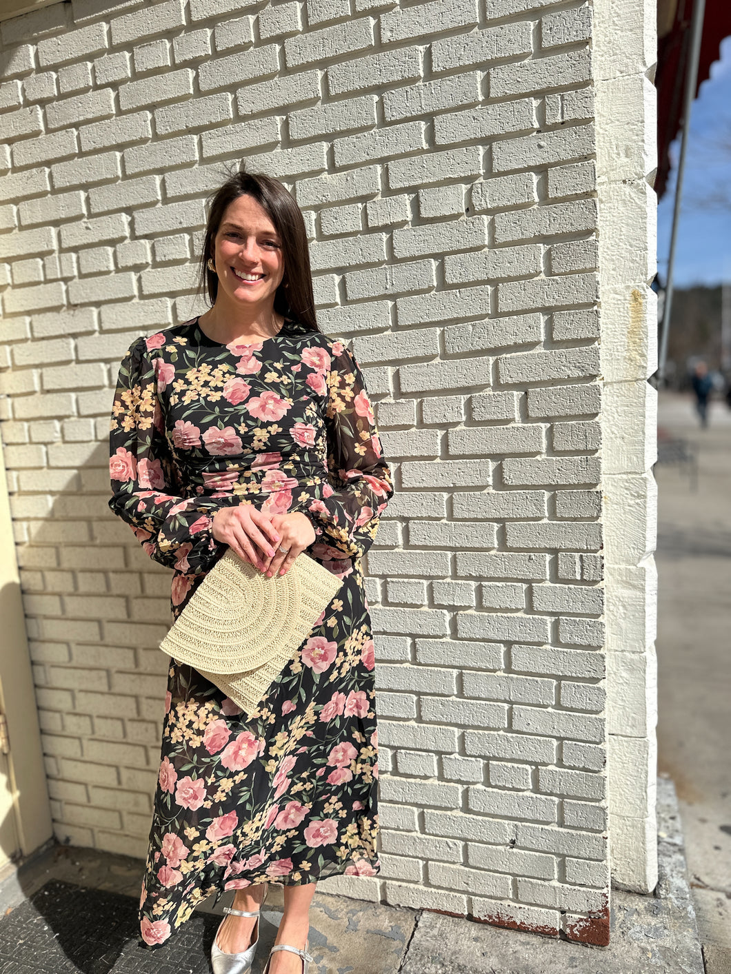 Aylani | Floral Long Sleeve Maxi Dress