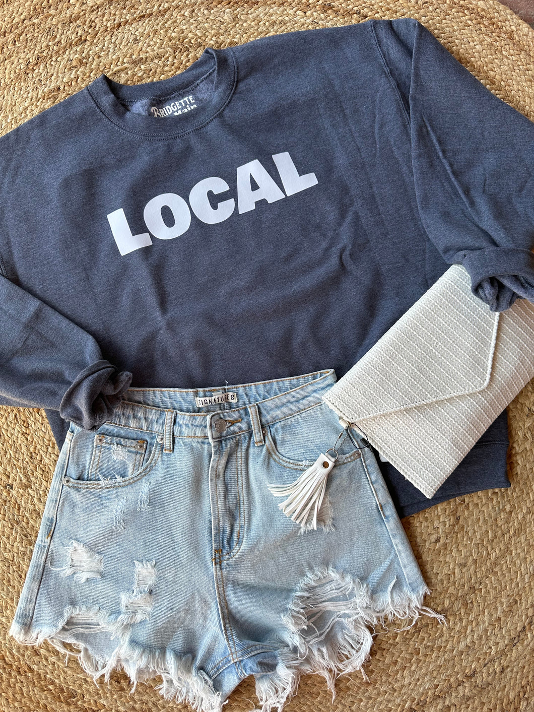 LOCAL | Navy Crewneck Sweatshirt