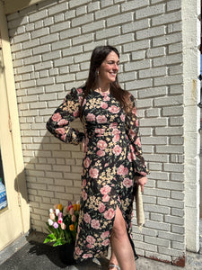 Aylani | Floral Long Sleeve Maxi Dress