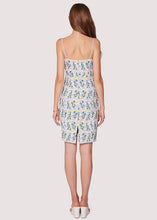 Load image into Gallery viewer, Breath of Youth Scallop Pencil Skirt Dress | LIGHT-BLUE
