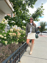 Load image into Gallery viewer, Chunky Olive Striped Cardigan
