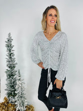 Load image into Gallery viewer, Lets Party Sequin Top | Silver
