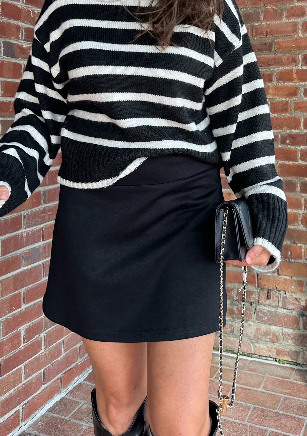 Darla | Black Mini skirt