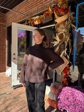 Load image into Gallery viewer, Emerge Funnel Neck Sweater | CHOCOLATE CHERRY
