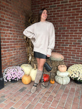 Load image into Gallery viewer, Sandy | Beige Oversized Sweater
