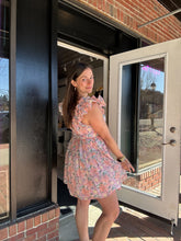 Load image into Gallery viewer, Pink Summer Floral | Mini Dress
