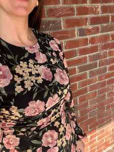 Aylani | Floral Long Sleeve Maxi Dress